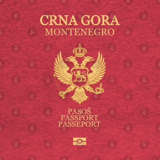 Montenegro passport by Travellers